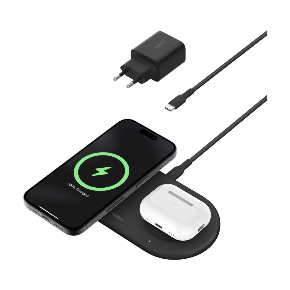 Logotrade mainoslahja ja liikelahja kuva: Belkin BoostCharge Pro 2-in-1 -tyyny