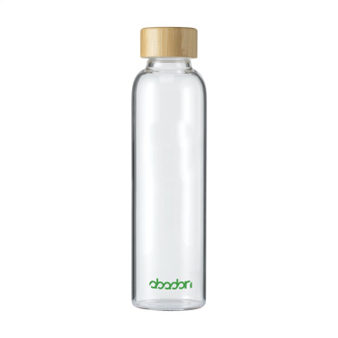 Logo trade liikelahjat tuotekuva: Senga Glass Bamboo 500 ml juomapullo