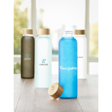 Logotrade mainoslahja ja liikelahja kuva: Frosty Glass Bottle 550 ml juomapullo