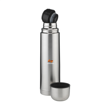 Logo trade mainoslahjat ja liikelahjat kuva: Thermotop Maxi RCS kierrätetystä teräksestä valmistettu 1000 ml lämpöpullo