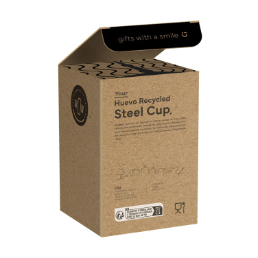 Logotrade mainostuote tuotekuva: Huevo RCS Recycled Steel Cup 350 ml lämpökuppi