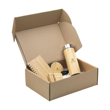 Logotrade liikelahja tuotekuva: Merch Set Bamboo Boost