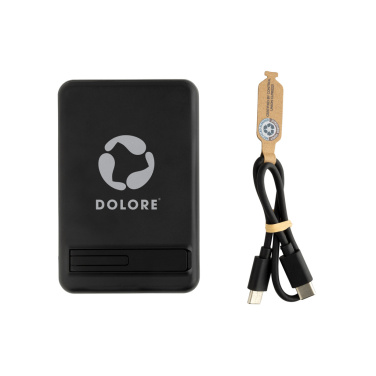 Logo trade mainoslahjat ja liikelahjat kuva: Zen RCS 5000 mah 5W magneettinen bambu virtalähde