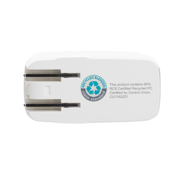Logotrade liikelahjat mainoslahjat tuotekuva: TravelCharge Pro RCS -matkalaturi USB C:llä