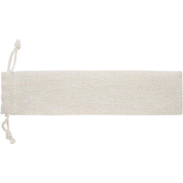 Logo trade mainoslahja ja liikelahja tuotekuva: Root viisiosainen ruostumattomasta teräksestä ja pyökistä valmistettu ruokailuvälinesarja
