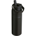Stanley IceFlow™ 2.0 700 ml:n vesipullo käännettävällä pillillä, Tasainen musta
