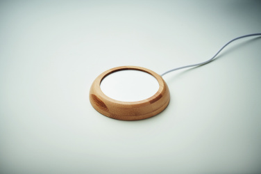 Logo trade mainoslahja kuva: Bambuinen mukilämmitin USB:llä