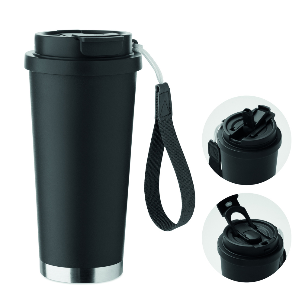 Logotrade mainostuotet kuva: Kaksiseinäinen juomamuki 500ml