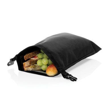 Logotrade liikelahjat mainoslahjat tuotekuva: Snackstrap AWARE™ RPET taitettava eväslaukku 30x20CM