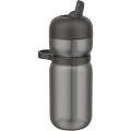 Mepal urheilujuomapullo läppäkannella, 600 ml, Tasainen musta