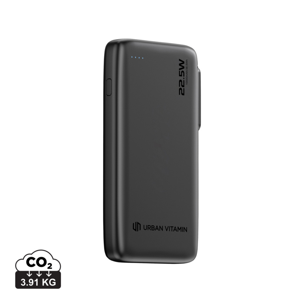 Logo trade mainoslahjat ja liikelahjat kuva: Urban Vitamin Emeryville 20 W 10 000 mAh -varavirtalähde
