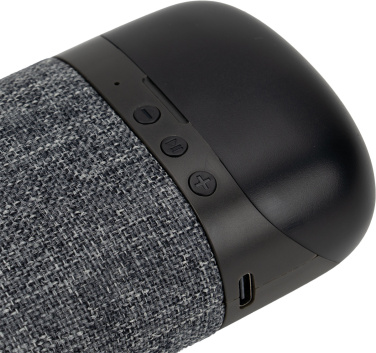 Logo trade liikelahjat tuotekuva: Bluetooth-kaiutin HF01 sisäänrakennetuilla nappikuulokkeilla 2-in-1