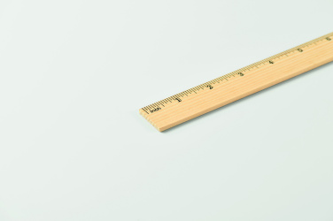 Logotrade mainostuotet kuva: Puinen viivoitin 30cm