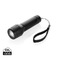 Flara RCS -kierrätysmuovinen USB-ladattava taskulamppu, musta