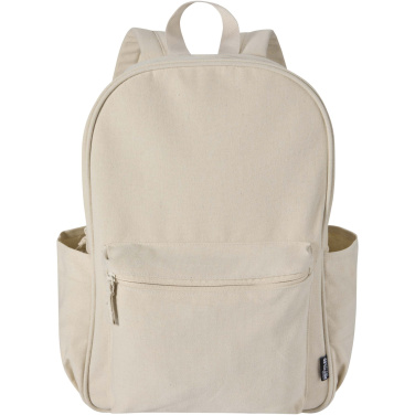 Logotrade mainoslahja tuotekuva: Recanvas 15,6" GRS-kierrätetty kaupunkireppu, 16 L
