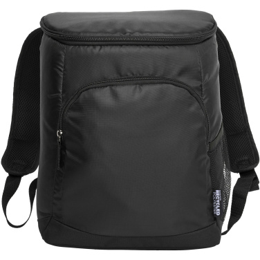 Logo trade mainostuote kuva: Chillpack GRS-kierrätetystä 18-tölkin cooler- reppu 16L