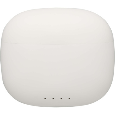 Logotrade mainoslahja ja liikelahja kuva: Alterf kierrätysmuovista valmistetut langattomat True Wireless Bluetooth® -kuulokkeet silikonisilla korvasovittimilla