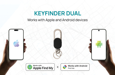 Logo trade liikelahja mainoslahja tuotekuva: Keyfinder Dual -avaimenperä paikannuksella