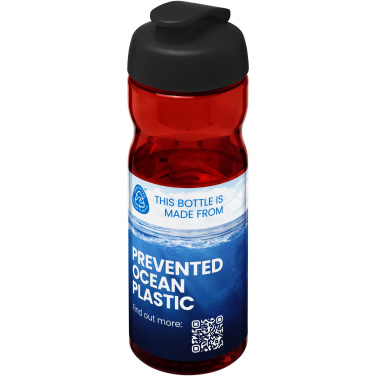 Logo trade liikelahjat tuotekuva: H2O Active® Eco Base 650 ml -urheilujuomapullo läppäkannella