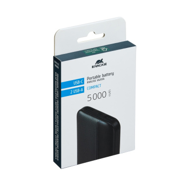 Logotrade liikelahja tuotekuva: Varavirtalähde VA2006 5000 mAh RIVACASE
