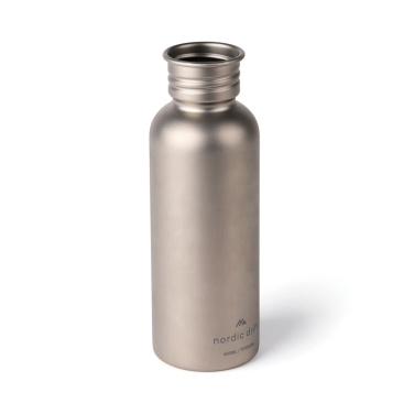 Logo trade liikelahjat mainoslahjat kuva: Nordic Drift Trail -ultrakevyt titaanijuomapullo 600 ml