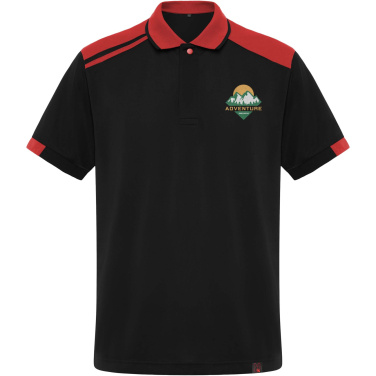 Logo trade mainoslahja kuva: Samurai antibakteerinen lyhythihainen unisex-poolopaita 160 g/m2