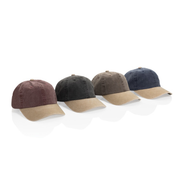 Logotrade mainoslahjat kuva: BEAU AWARE™ -puuvillatwill-lippalakki, 6-osainen, 270 g/m²