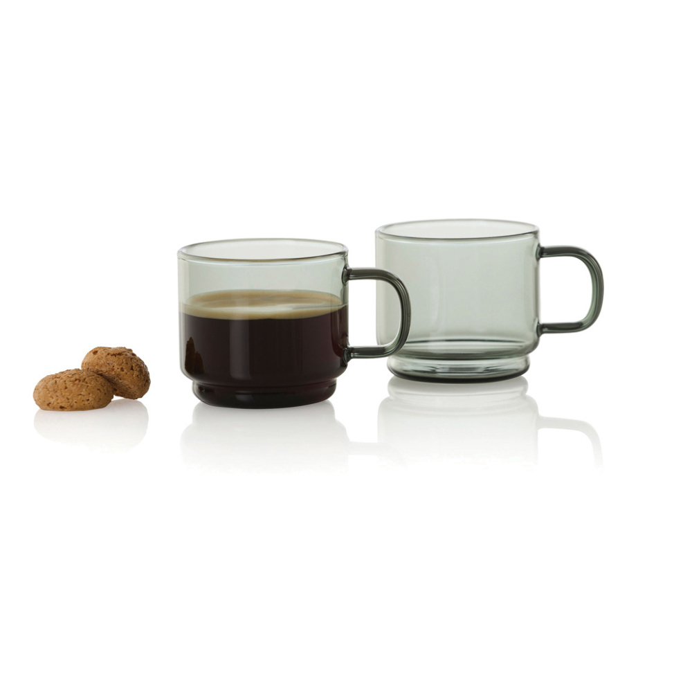 Logo trade liikelahjat tuotekuva: AdHoc Impact -espressokupit 70 ml, 2 kpl:n sarja