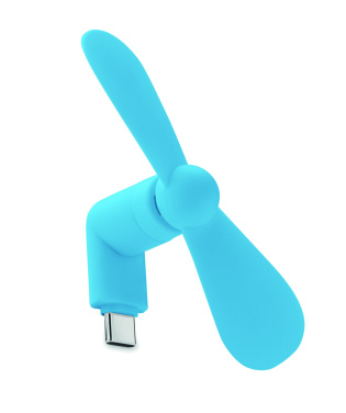 Logo trade mainoslahja ja liikelahja tuotekuva: Kannettava USB-tuuletin