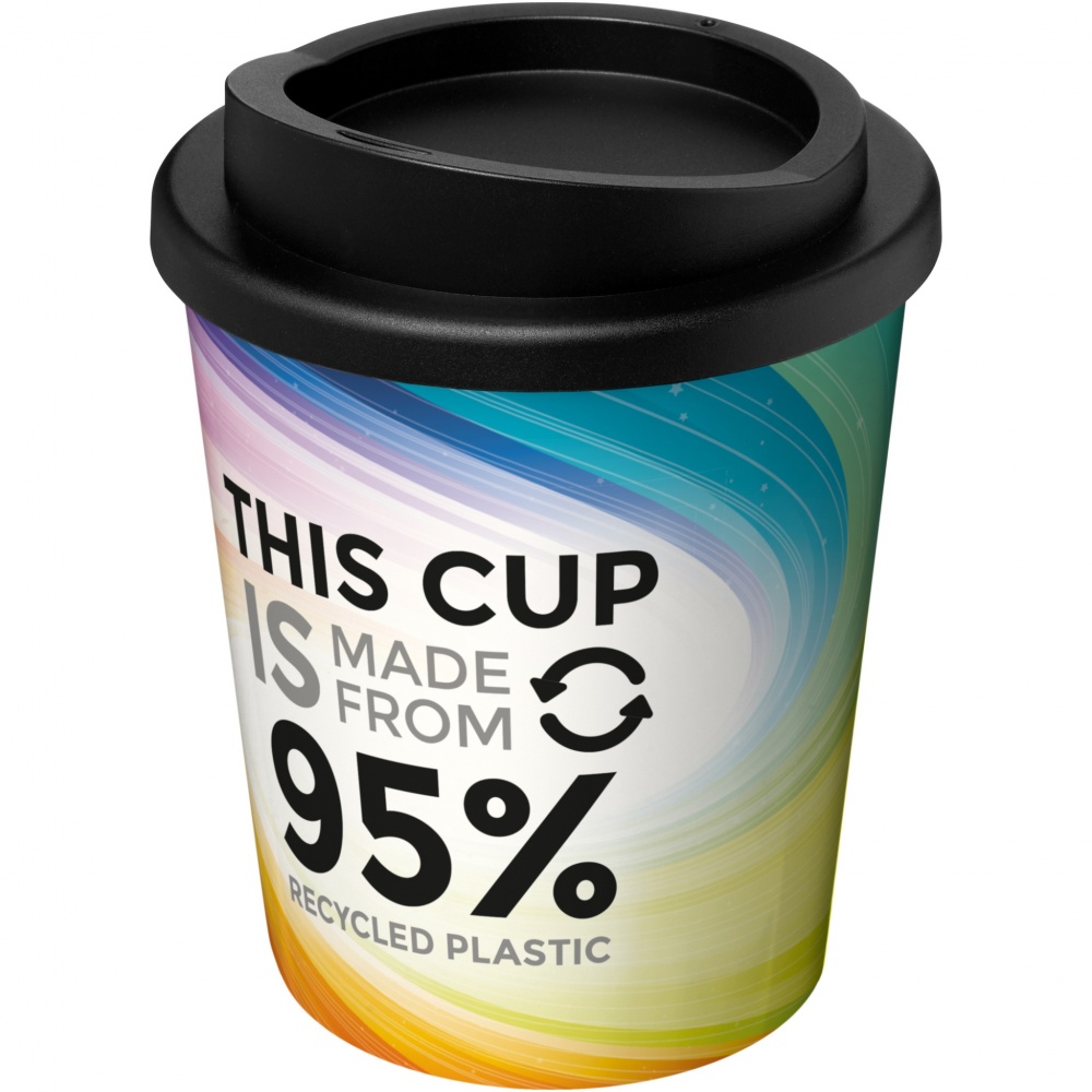 Logotrade dovana nuotrauka: Brite-Americano® Espresso Recycled 250 ml izoliuotas stiklainis