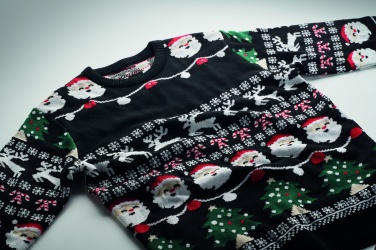 Logotrade firminės dovanos nuotrauka: Kalėdinis LED megztinis L/XL