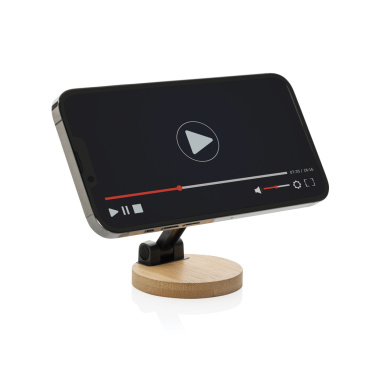 Logotrade verslo dovanos nuotrauka: Magmount RCS perdirbto plastiko ir bambuko telefono stovas