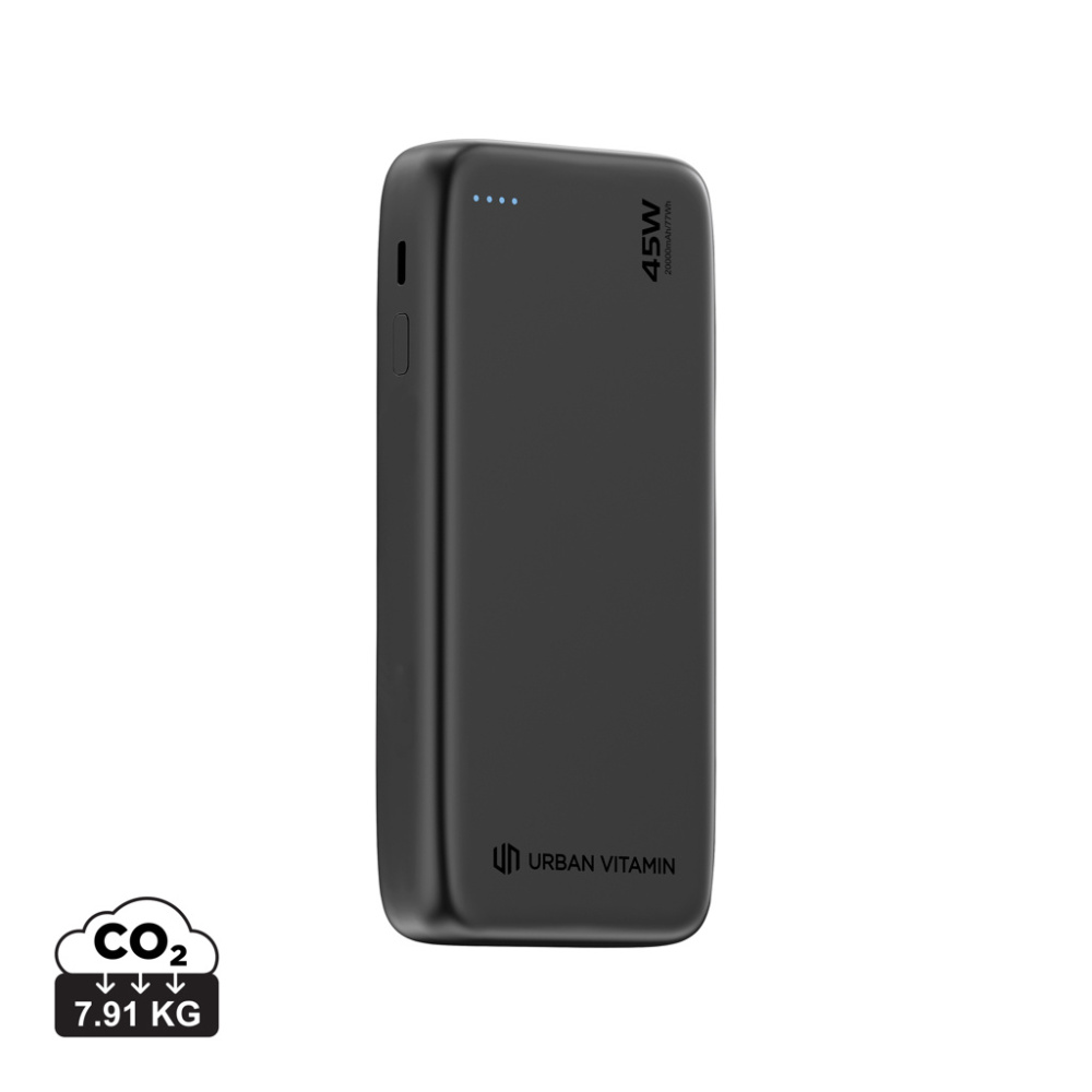 Logotrade reklaminiai produktai nuotrauka: Urban Vitamin San Mateo 45W 20.000 mAh Powerbank