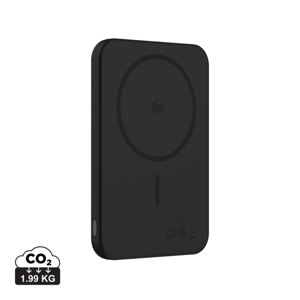 Logotrade reklaminiai produktai nuotrauka: Urban Vitamin Pomona 5000mAh Qi2.2 25W magnetinė išorinė baterija