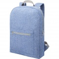 Pheebs 450 g/m² pārstrādāta kokvilnas un poliestera mugursoma 10L, Heather navy