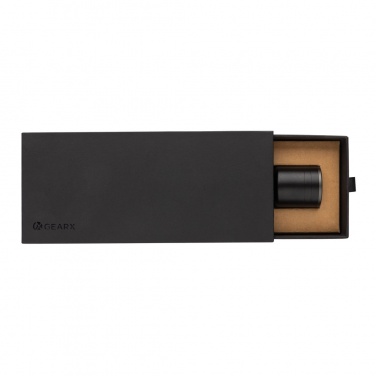 Logotrade Ideja dāvanas foto: Liela izmēra Gear X RCS otrreizēji pārstrādāta alumīnija USB uzlādējams kabatas lukturītis