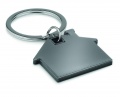 Mājas formas plastmasas atslēgu piekariņš Rēzekne, Melns