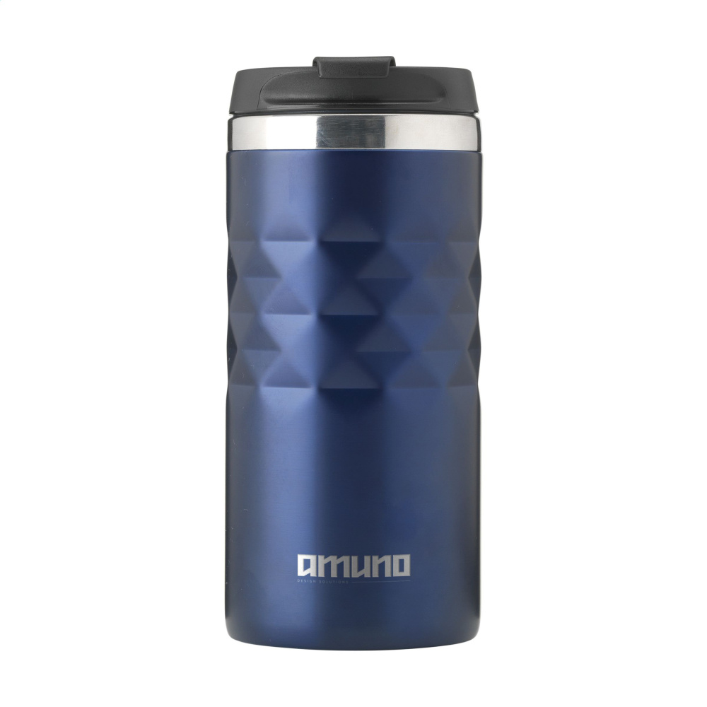 Logotrade korporatīvās dāvanas foto: Ģeometriskā krūze RCS Recycled Steel 280 ml termokauss