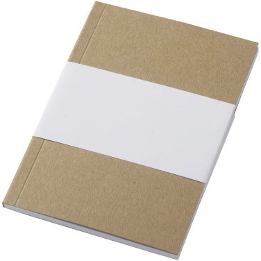 Logotrade biznesa dāvanas foto: Novella Austen A6 pārstrādāta mīksto vāku kraft piezīmju grāmatiņa - 50 loksnes