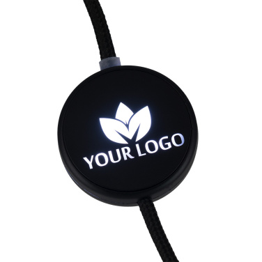 Logotrade Ideja dāvanas foto: Kabelis 4in1 ar izgaismotu logotipu - LH-ZM02