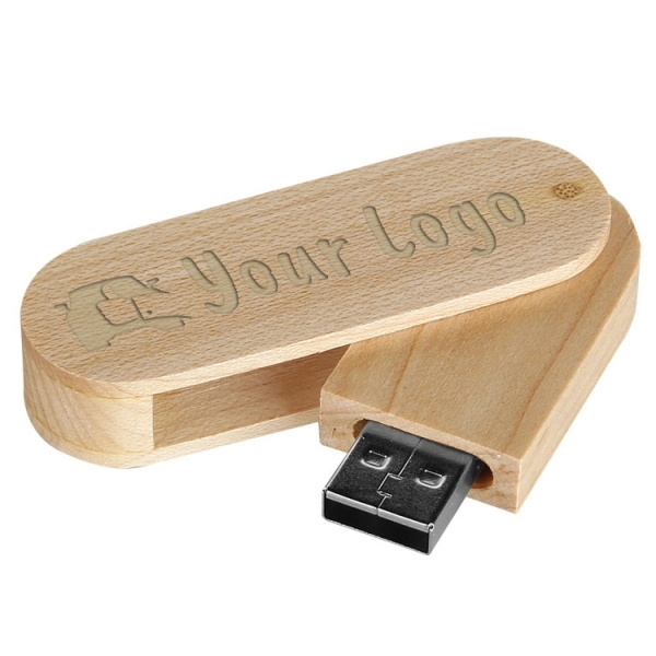 Logotrade Ideja dāvanas foto: Koka USB zibatmiņa