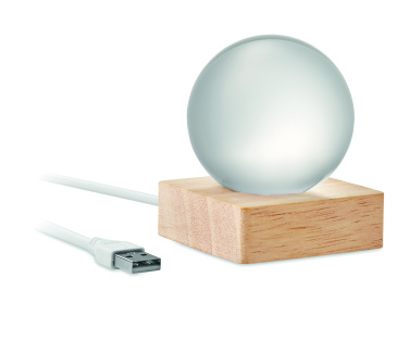 Logotrade Ideja dāvanas foto: LED stikla bumba