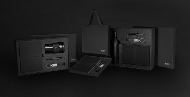 Logotrade korporatīvās dāvanas foto: Swiss Peak RCS sertificēts luksusa biznesa dāvanu komplekts ar glāzi