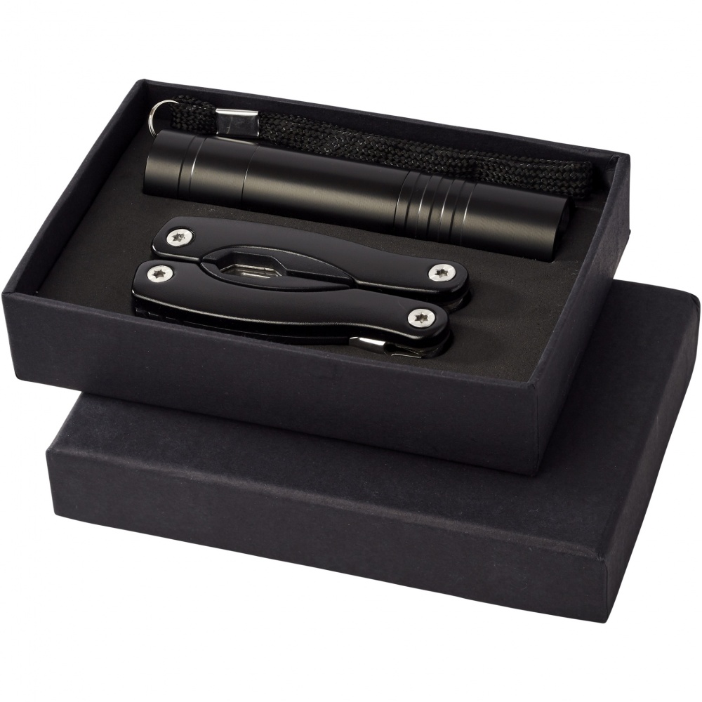 Логотрейд pекламные подарки картинка: Набор Scout с многофункциональным ножом и фонариком