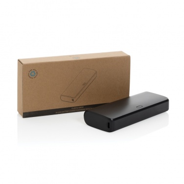 Лого трейд бизнес-подарки фото: FlashCharge RCS rplastic 20000 мАч быстрая зарядка powerbank
