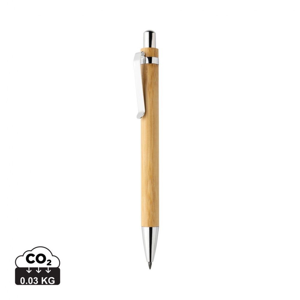 Логотрейд pекламные cувениры картинка: Ручка Pynn Bamboo Infinity