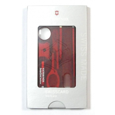 Лого трейд бизнес-подарки фото: Мультитул SwissCard Nailcare Victorinox