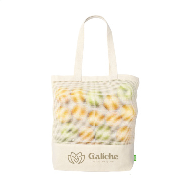 Логотрейд бизнес-подарки картинка: Сумка для покупок Natura Organic Mesh Shopper (180 г/м²)