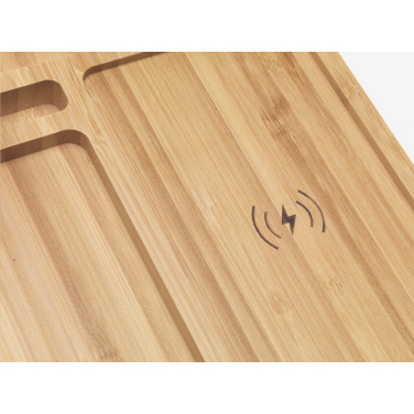 Логотрейд pекламные подарки картинка: Зарядное устройство Bamboo Organizer