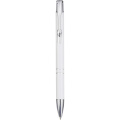 Шариковая ручка Moneta из переработанного алюминия, Белый